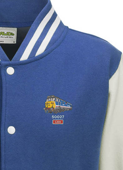 50027 Polo Cut Out Royal Blue and White Varsity Jacket 50027 Polo Cut Out Royal Blue and White Varsity Jacket