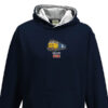 50027 retro Kids Black Heather Hoodie
