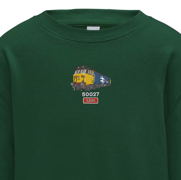 50027 retro Kids Bottle Green Sweatshirt 50027 retro Kids Bottle Green Sweatshirt