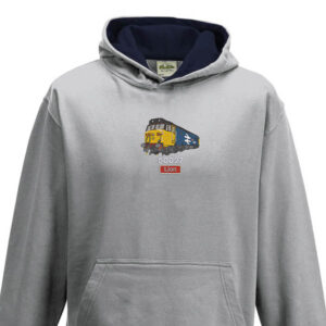 50027 retro Kids Grey Navy Hoodie 50027 retro Kids Grey Navy Hoodie