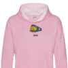 50027 retro Kids Pink Hoodie