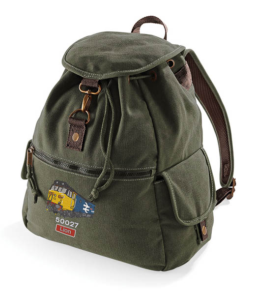 50027 Retro v3 Military Green Rucksack 50027 Retro v3 Military Green Rucksack