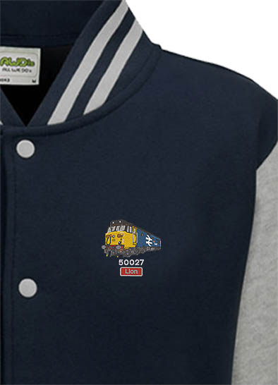 50027 Retro v3 Oxford Blue and grey Varsity Jacket 50027 Retro v3 Oxford Blue and grey Varsity Jacket
