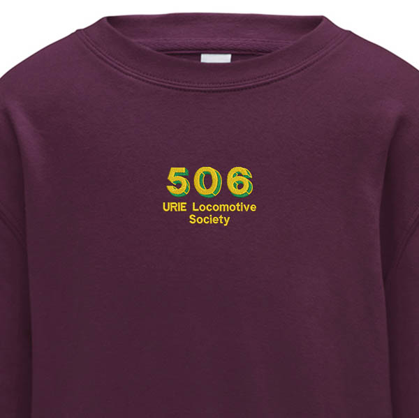 506 Kids Burgundy Sweatshirt 506 Kids Burgundy Sweatshirt