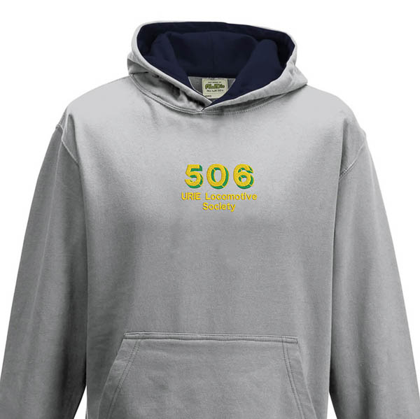 506 Kids Grey Navy Hoodie 506 Kids Grey Navy Hoodie