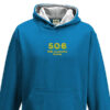 506 Kids Sapphire Blue Grey Hoodie 506 Kids Sapphire Blue Grey Hoodie