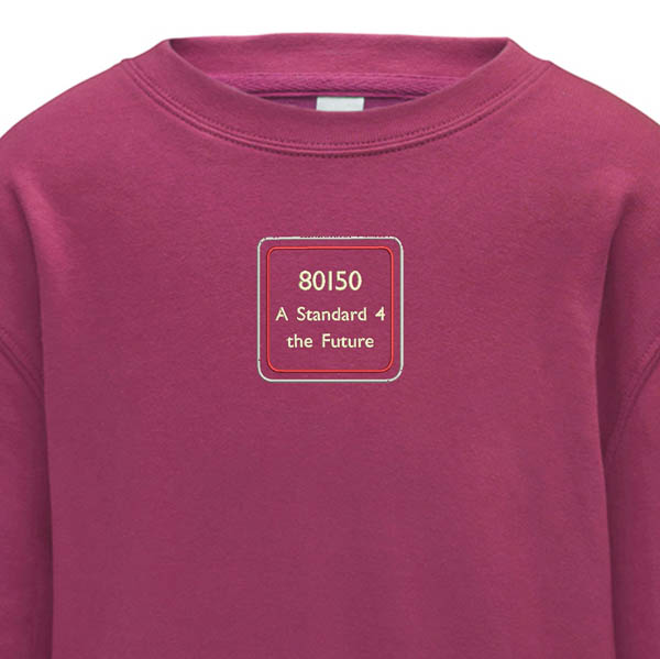 80150 Kids Pink Sweatshirt 80150 Kids Pink Sweatshirt