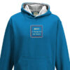 80150 Kids Sapphire Blue Grey Hoodie 80150 Kids Sapphire Blue Grey Hoodie