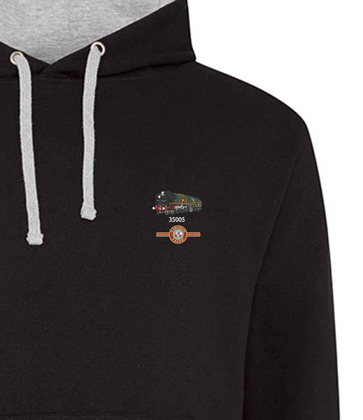 Canadian Pacific Black and Heather hoodie Canadian Pacific Black and Heather hoodie