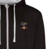 Canadian Pacific Black and Heather zipped hoodie Canadian Pacific Black and Heather zipped hoodie