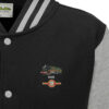 Canadian Pacific Black grey Varsity Jacket Canadian Pacific Black grey Varsity Jacket