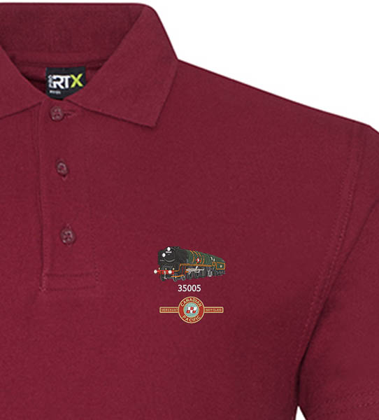 Canadian Pacific Burgundy Polo Canadian Pacific Burgundy Polo