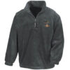 Canadian Pacific Grey Zip Neck Fleece Canadian Pacific Grey Zip Neck Fleece