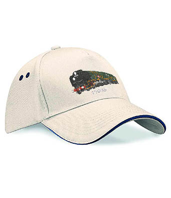Canadian Pacific Highlight Cap White and Navy Canadian Pacific Highlight Cap White and Navy