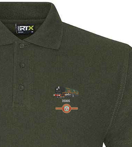 Canadian Pacific Military Green Polo Canadian Pacific Military Green Polo