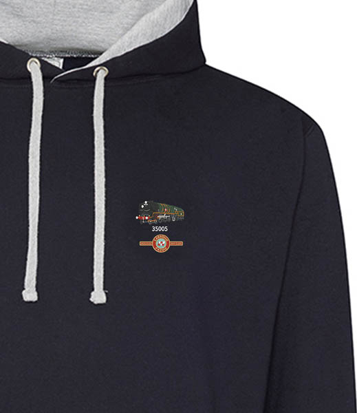 Canadian Pacific Navy and heather hoodie Canadian Pacific Navy and heather hoodie