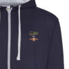 Canadian Pacific Navy and Heather zipped hoodie Canadian Pacific Navy and Heather zipped hoodie