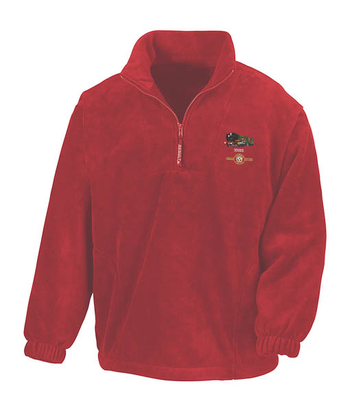 Canadian Pacific Red Zip Neck Fleece Canadian Pacific Red Zip Neck Fleece