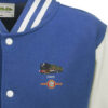Canadian Pacific Royal Blue and White Varsity Jacket Canadian Pacific Royal Blue and White Varsity Jacket