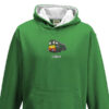 Class 20 D8059 Kids Green White Hoodie Class 20 D8059 Kids Green White Hoodie