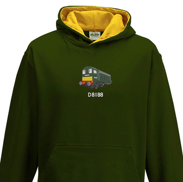 Class 20 D8188 Kids Green Gold Hoodie Class 20 D8188 Kids Green Gold Hoodie