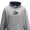 Class 20 D8188 Kids Grey Navy Hoodie Class 20 D8188 Kids Grey Navy Hoodie