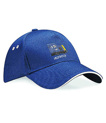 Class 40 40103 BR Blue Highlight Cap Navy and White Class 40 40103 BR Blue Highlight Cap Navy and White