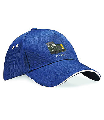 Class 40 d207 BR Green Highlight Cap Navy and White Class 40 d207 BR Green Highlight Cap Navy and White