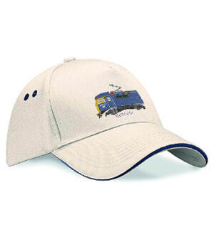 Class 86 86230 BR Blue Highlight Cap White and Navy