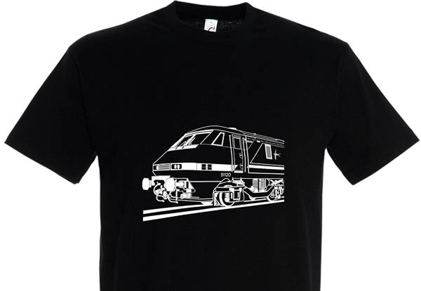 Class 91 3 4 crop white Black T-Shirt