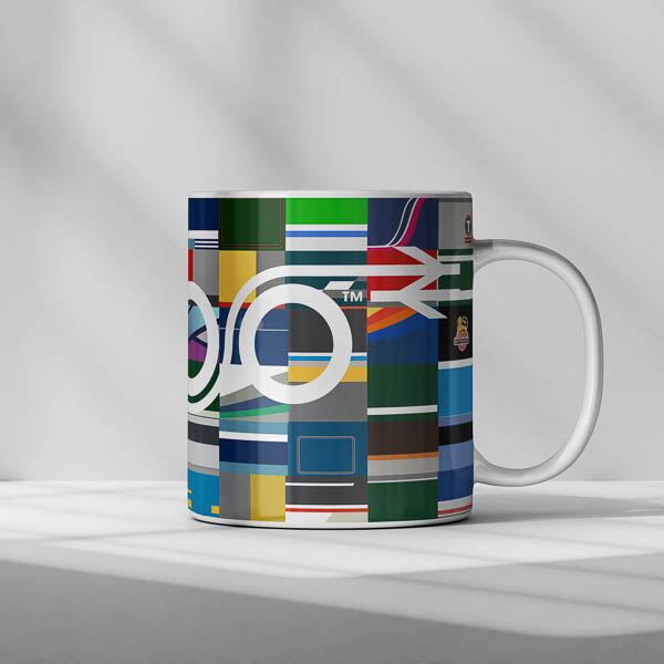Colours of the Railway Mug Right Colours of the Railway Mug Right
