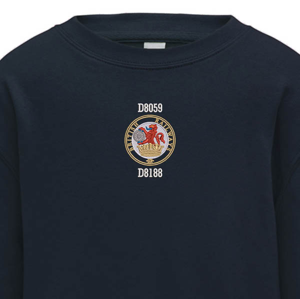 D8059 British Railways Kids Navy Blue Sweatshirt D8059 British Railways Kids Navy Blue Sweatshirt