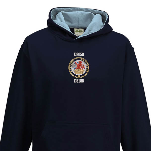 D8059 British Railways Kids Navy Sky Blue Hoodie D8059 British Railways Kids Navy Sky Blue Hoodie