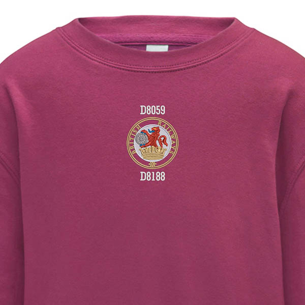 D8059 British Railways Kids Pink Sweatshirt D8059 British Railways Kids Pink Sweatshirt