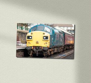 English Electric Class 37 at Bury Metal Sign English Electric Class 37 at Bury Metal Sign