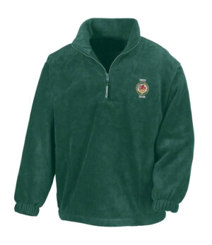 Lion and wheel logo Forest Green Zip Neck Fleece Lion and wheel logo Forest Green Zip Neck Fleece