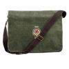 Lion and wheel logo Military Green Messenger Bag Lion and wheel logo Military Green Messenger Bag