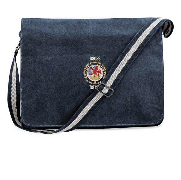Lion and wheel logo Royal Blue Messenger Bag Lion and wheel logo Royal Blue Messenger Bag