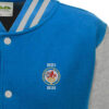 Lion and wheel logo Sapphire Blue and Grey Varsity Jacket Lion and wheel logo Sapphire Blue and Grey Varsity Jacket