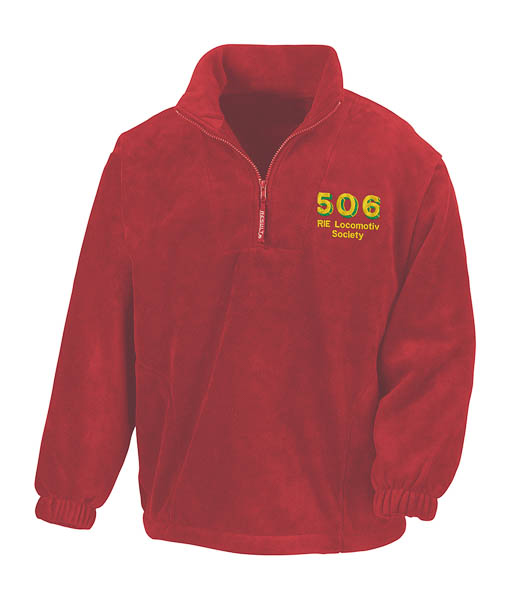 506 v2 Red Zip Neck Fleece 506 v2 Red Zip Neck Fleece