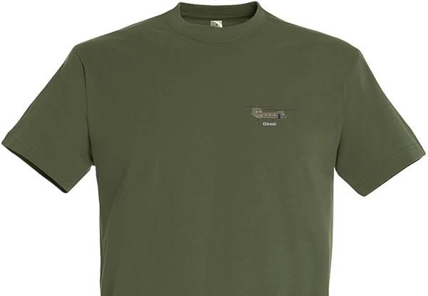 Chinook Army Green T-Shirt Chinook Army Green T-Shirt