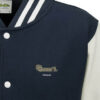 Chinook Navy Blue and White Varsity Jacket Chinook Navy Blue and White Varsity Jacket