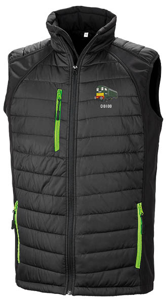 Class 20 D8188 V9 Black and Green Body Warmer Class 20 D8188 V9 Black and Green Body Warmer