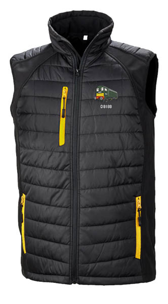 Class 20 D8188 V9 Black and Yellow Body Warmer Class 20 D8188 V9 Black and Yellow Body Warmer