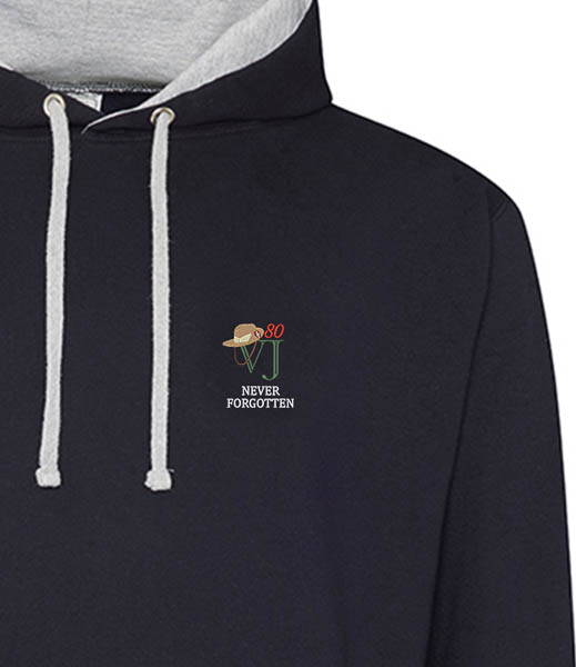 VJ 80 Navy and heather hoodie VJ 80 Navy and heather hoodie