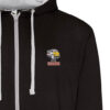 91119 Intercity Black and Heather zipped hoodie 91119 Intercity Black and Heather zipped hoodie