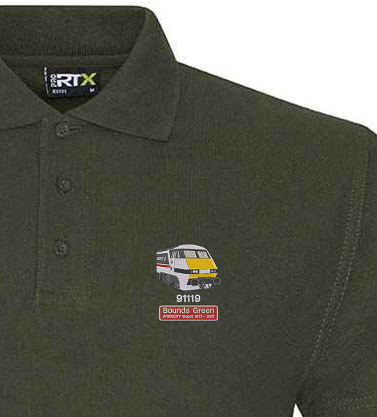 91119 Intercity Military Green Polo 91119 Intercity Military Green Polo