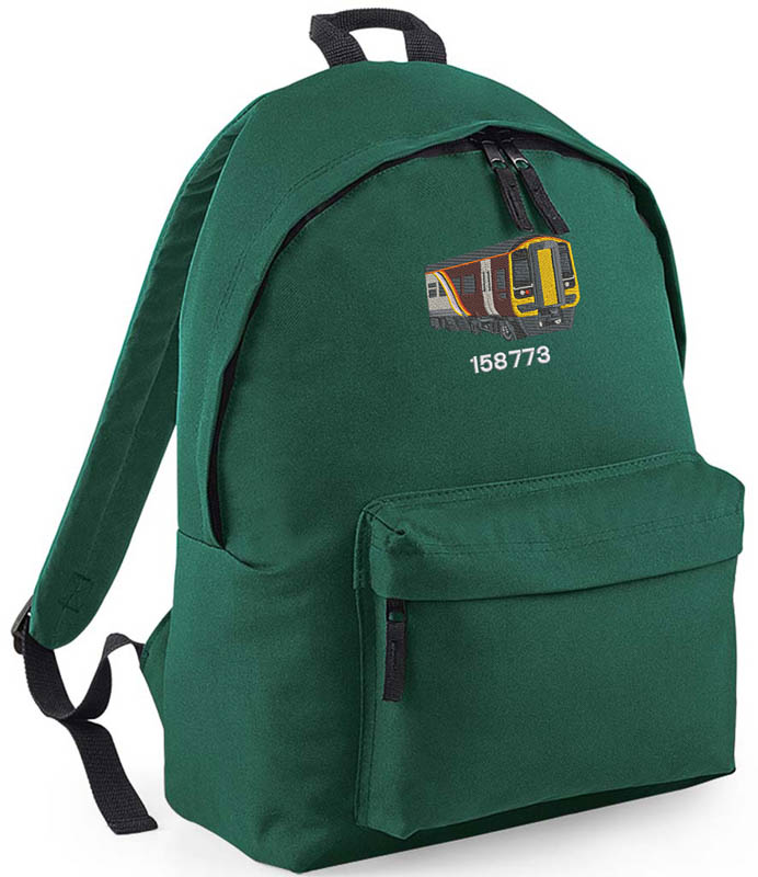 Class 158 EMR Bottle Green Backpack Class 158 EMR Bottle Green Backpack