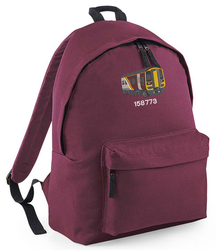 Class 158 EMR Burgundy Backpack Class 158 EMR Burgundy Backpack