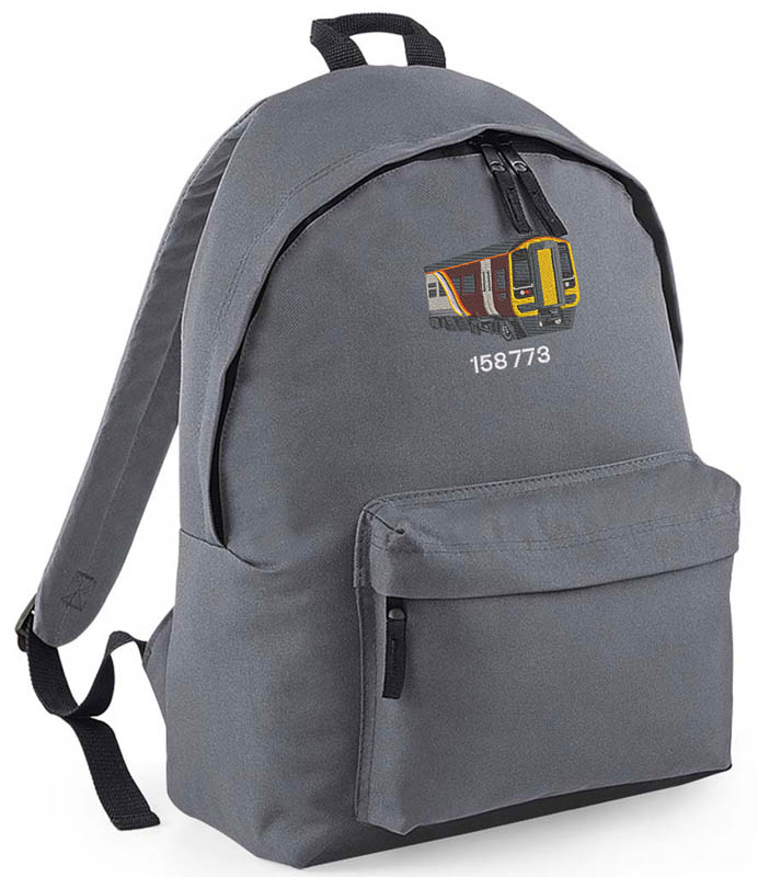 Class 158 EMR Graphite Grey Backpack Class 158 EMR Graphite Grey Backpack